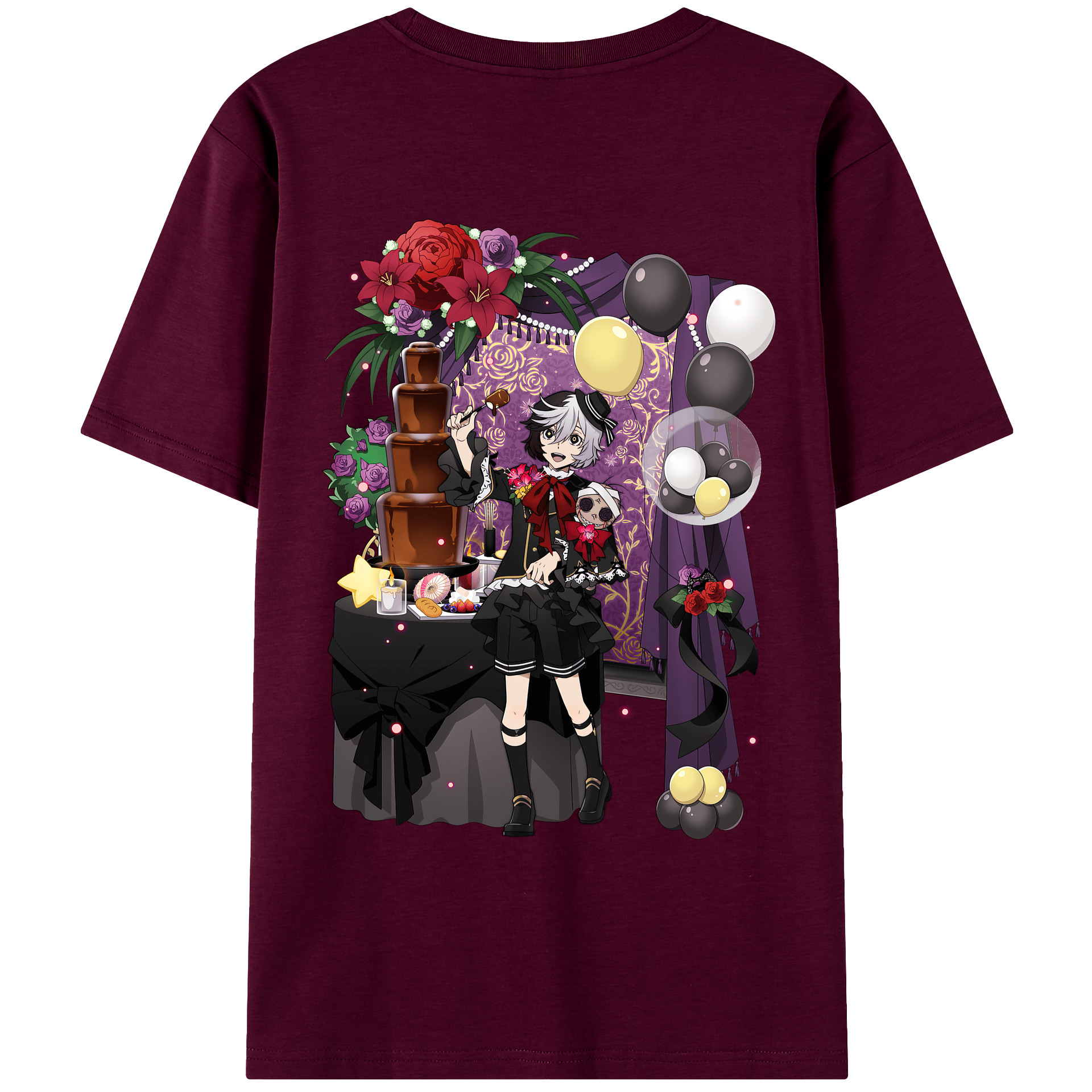 （画像用） 文豪ストレイドッグス Bungo Stray Dogs レディース半袖Tシャツ(バックプリント)
